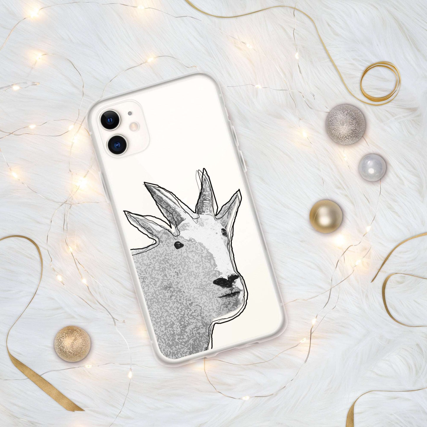 Mountain Goat iPhone Case - Vincent - North American Mountain Goat Appreciation Club