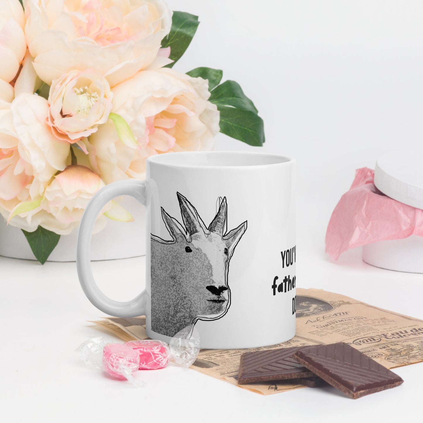 Funny Mountain Goat Father's Day Mug - Fatherhood Thing