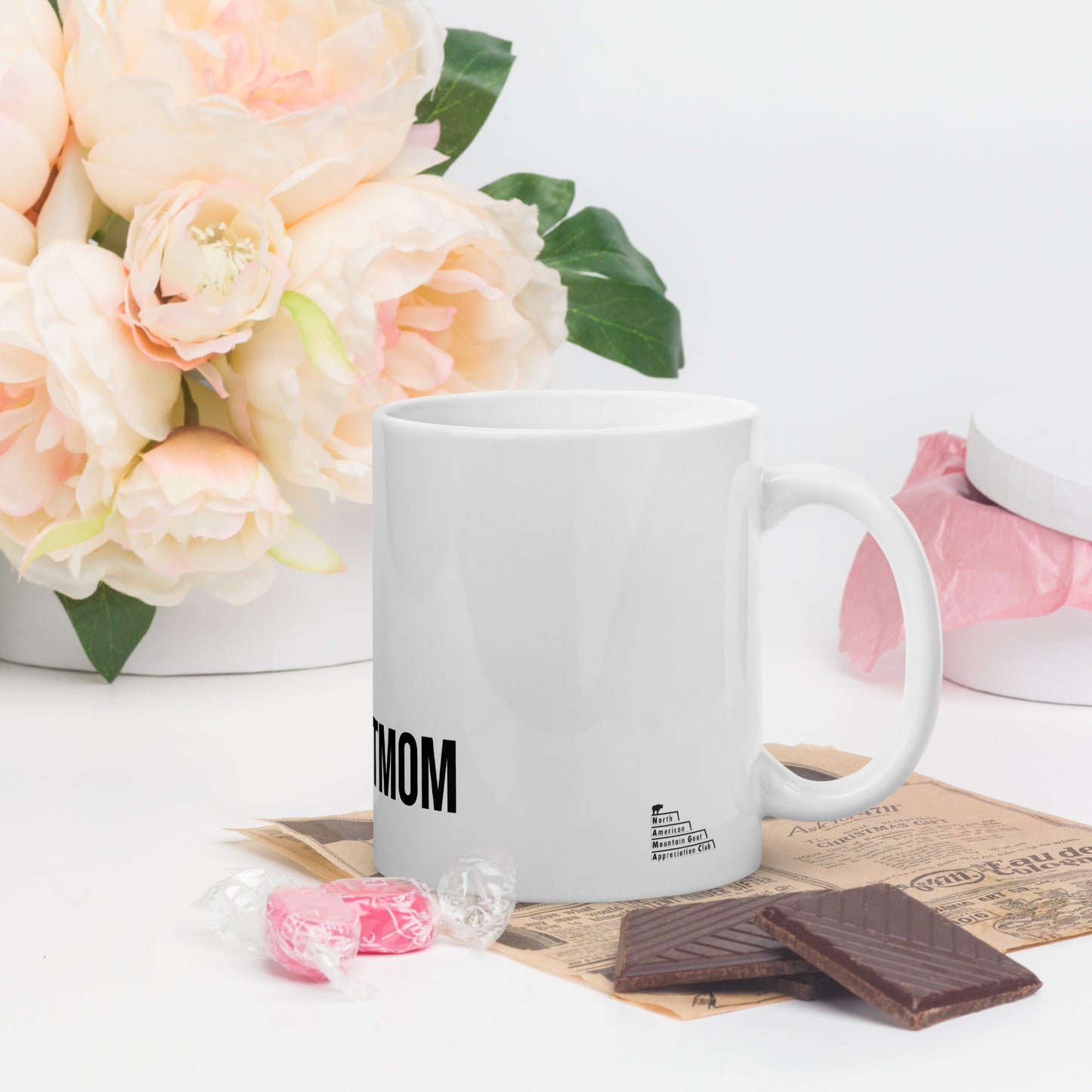 Funny Mountain Goat Mother's Day Mug - #GOATMOM